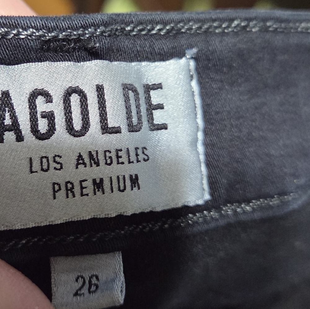 Agolde Sophie Skinny Jeans in Luxe Black Size 26 - Picture 4 of 6